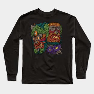 Tiki tiki Long Sleeve T-Shirt